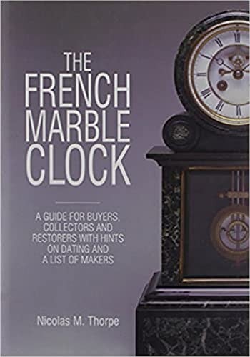 French marble clock guide - clock:, a