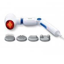 Beurer MG40 Infrared Heat Massager Rotating Head 180º Vibration  4 Attachments 