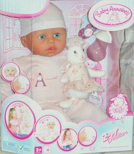 Baby annabell 2009 girl - girl, doll