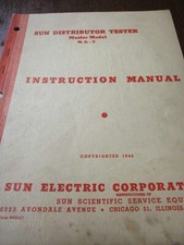 Sun Distributor Tester, Master