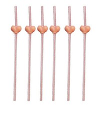 Reusable Fun Boobs Straws for Bacherlor Hen Party 6 Pcs 