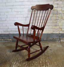 Oak Rocking Chair, Rocking Chair, Oak, Stick Back, Can Deliver