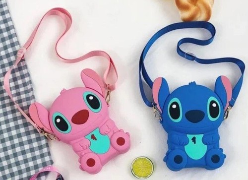 Lilo stitch silicone bag - &,