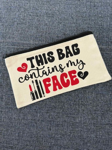 Makeup bag pouch my face - bag,