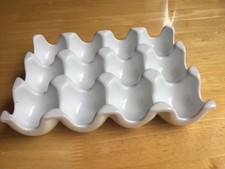 Porcelain 12 Egg Storage Tray