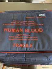 Human blood Transport Bag - Great For Film Or Tv