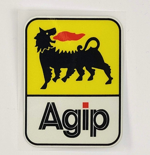Agip racing decal sticker - racing,