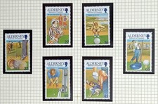 Alderney 2001 past Times Anniversary of Alderney Golf Club Unmounted Mint Set.