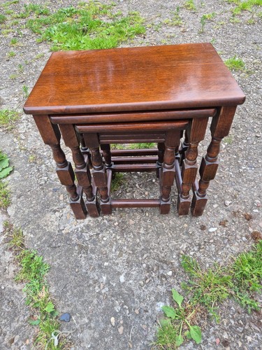Vintage oak nest - vintage,