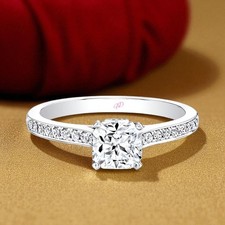 Platinum Cushion Cut Diamond