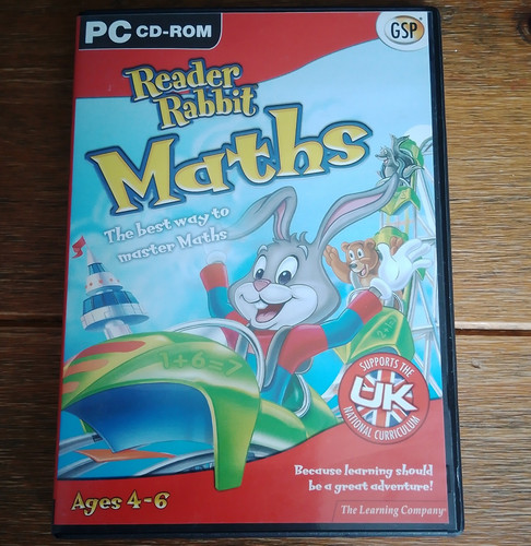 Reader rabbit maths cd - pc,
