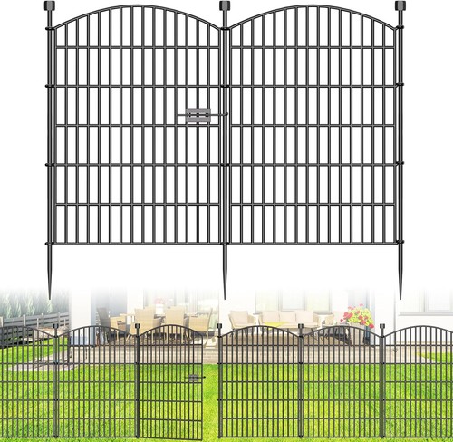 10x decorative garden - garden, fence