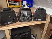 DJ TECH PORTABLE PA..with Built In Effects