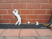 METAL FIGURES FOR WEATHER VANE - GOLFER, GOLF BALL, GOOSEMETAL FIGURES