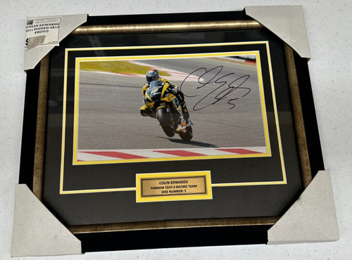 Colin edwards moto signed - gp,