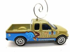 1990 Ford F-150 H2O Surfboards Truck Custom Christmas Ornament 1:64 Diecast