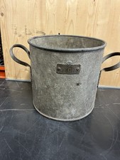 PECK vintage Galvanised Tub
