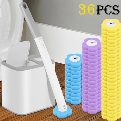Disposable toilet brush set - toilet,