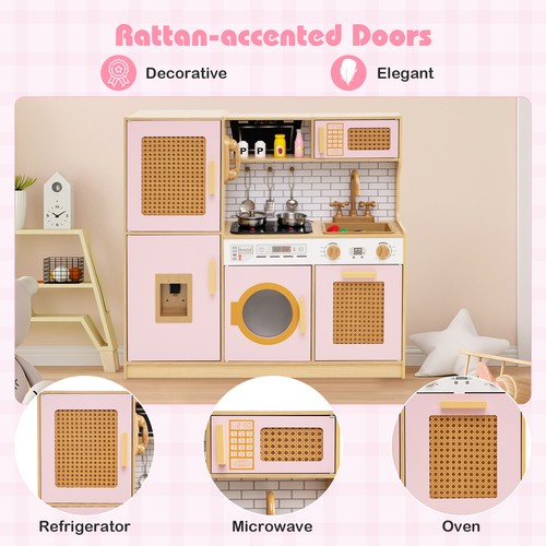 Kids kitchen playset pretend - kids,