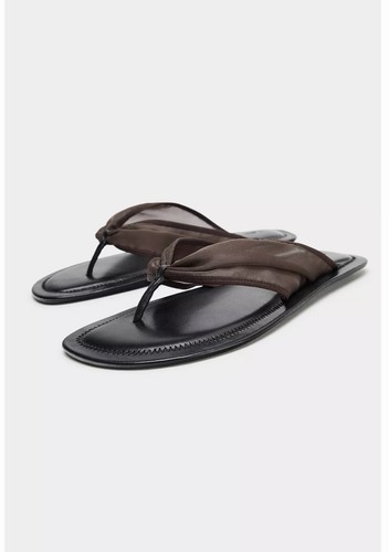 New zara mesh sandals - new,