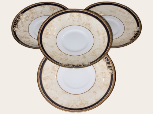 Wedgwood cornucopia saucers - 4x,