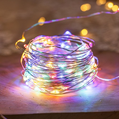 Copper wire led fairy - copper,