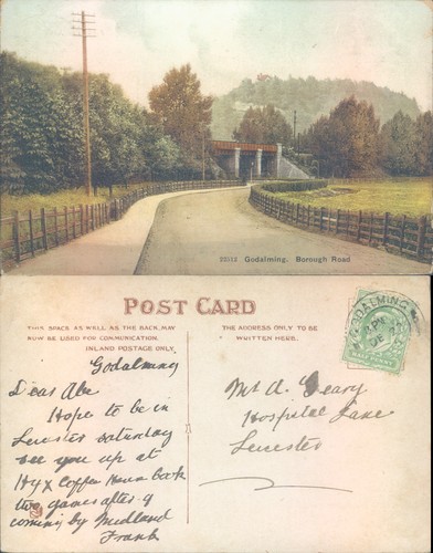 Borough road godalming 1906 - road,
