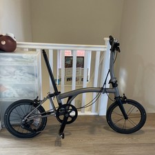 Brompton T-Line Titanium Folding Bike With EE brake and SMC carbon wheelset