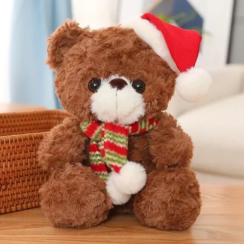 23cm christmas hat bear - 23cm,