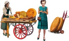 Cheese seller diorama - 1:35,