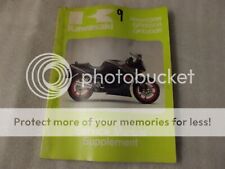 KAWASAKI NINJA GPX600R MOTORCYCLE SERVICE MANUAL SUPPLEMENT 99924-1081-51   9