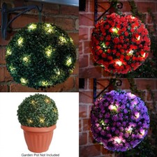 28cm solar powered topiary - 28cm,