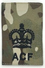 British Military MTP Camouflage Warrant Officer 2 ACF Rank Lapel Slide
