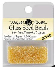 Mill hill glass seed beads - glass,