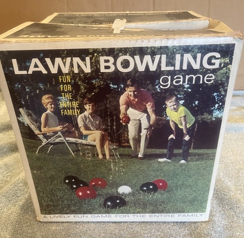 Vintage lawn bowling game - lawn,