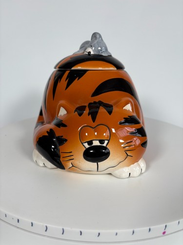 Garfield style ceramic cookie - ceramic,