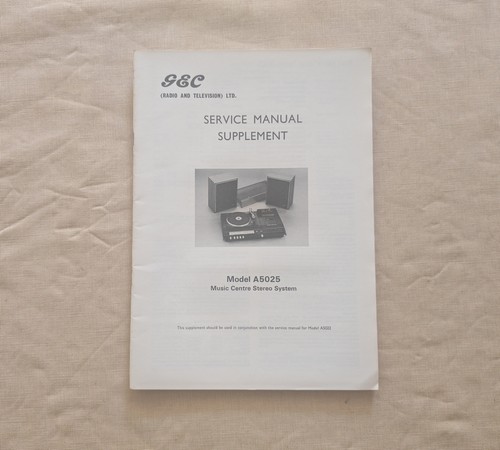 Gec a5025 music - a5025, stereo