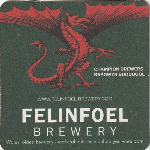 Beer mat felinfoel - beer,