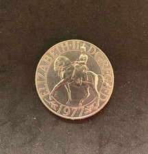 1977 UNITED KINGDOM 25p (CROWN) 28g QE2 SILVER JUBILEE KM# 920