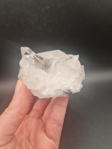 Clear quartz with brookite - quartz,