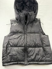 Zara Women's Black Puffer Vest