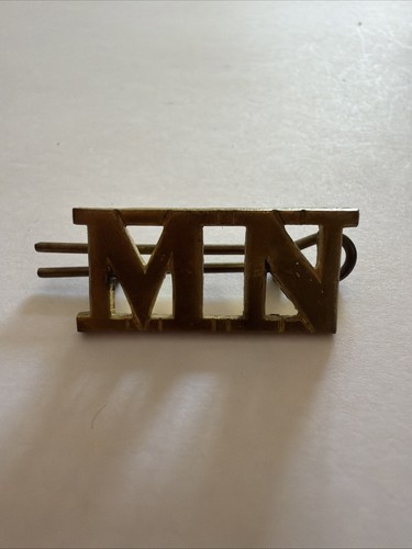 Military brass lettering - brass, mn