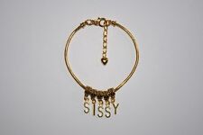 'SISSY' Gold Cuckold Anklet