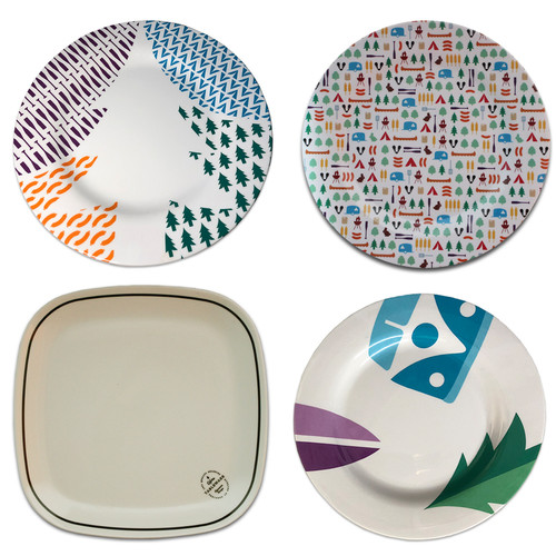 Pack melamine plates - melamine,