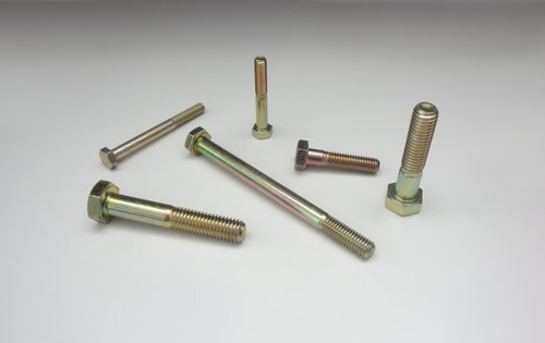 Hex bolts yellow zinc - hex,