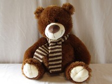 CHAD VALLEY CUDDLE CREW TEDDY BEAR " WINTER BEAR"  12" IN SITTING POSITION.