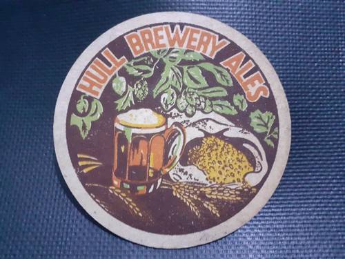 Hull brewery beer mat cat - brewery,