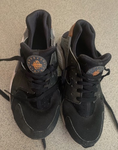 Black nike huarache trainers - black,