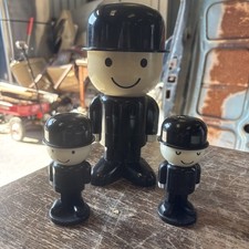 Homepride Fred Flour Salt And Pepper Shaker Pots 1970s