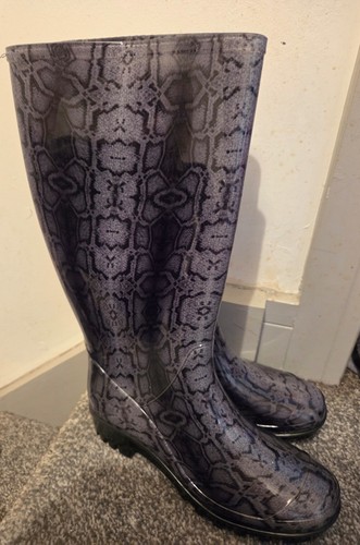Primark black grey knee - bn,